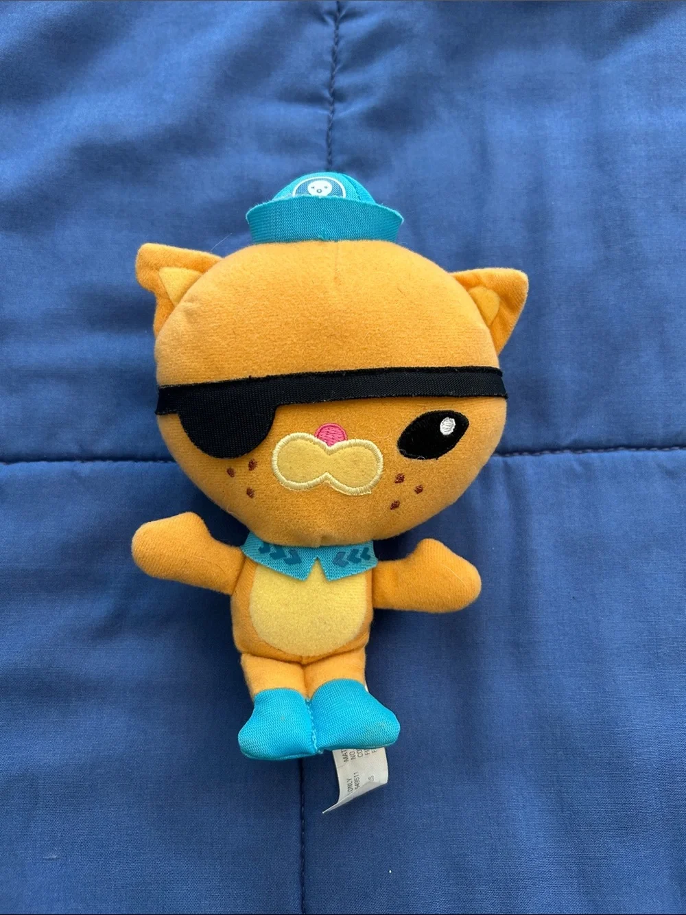 Fisher Price Octonauts Kwazii Kitten Plush Orange Pirate Cat Eye Patch 7